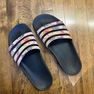 Adidas slides size 8!